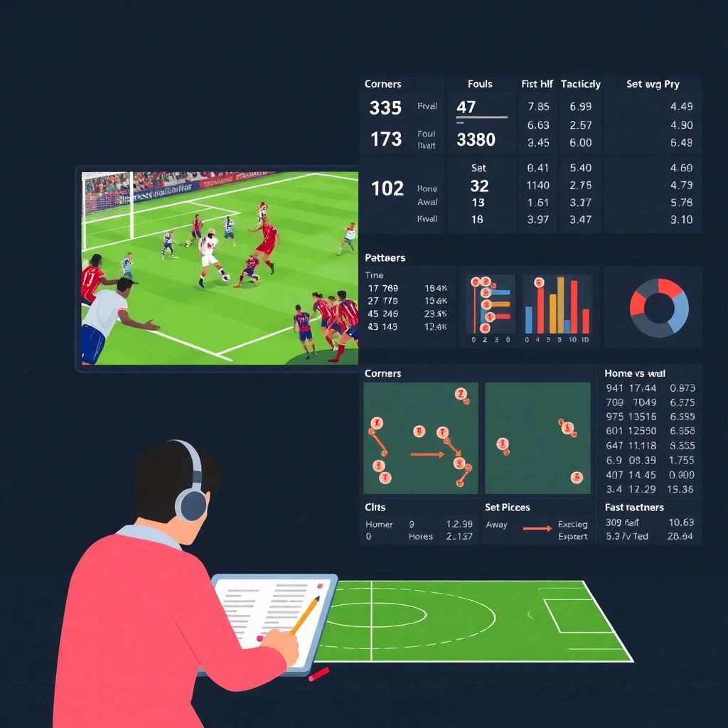Футбольная статистика в цифрах: что показывают угловые и штрафные удары