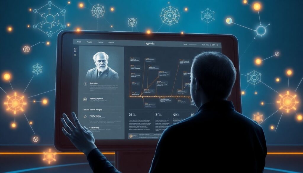 Персональные страницы легенд: исторические биографические данные и цифры - иллюстрация