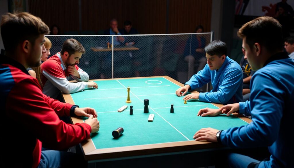 Как команды накапливали опыт в домино-матчах: исторические хроники - иллюстрация