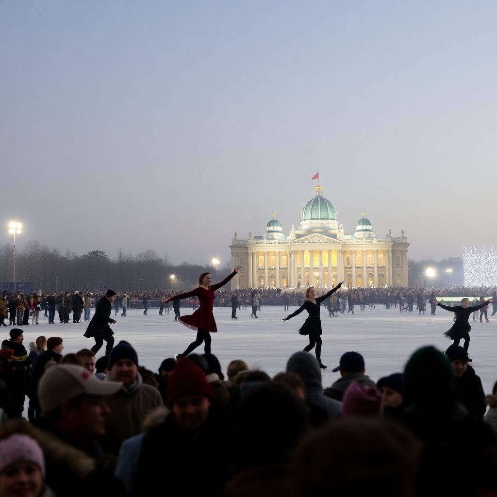Рекордная тренировка на льду в Лужниках с Загитовой, Медведевой, Трусовой и Ягудиным
