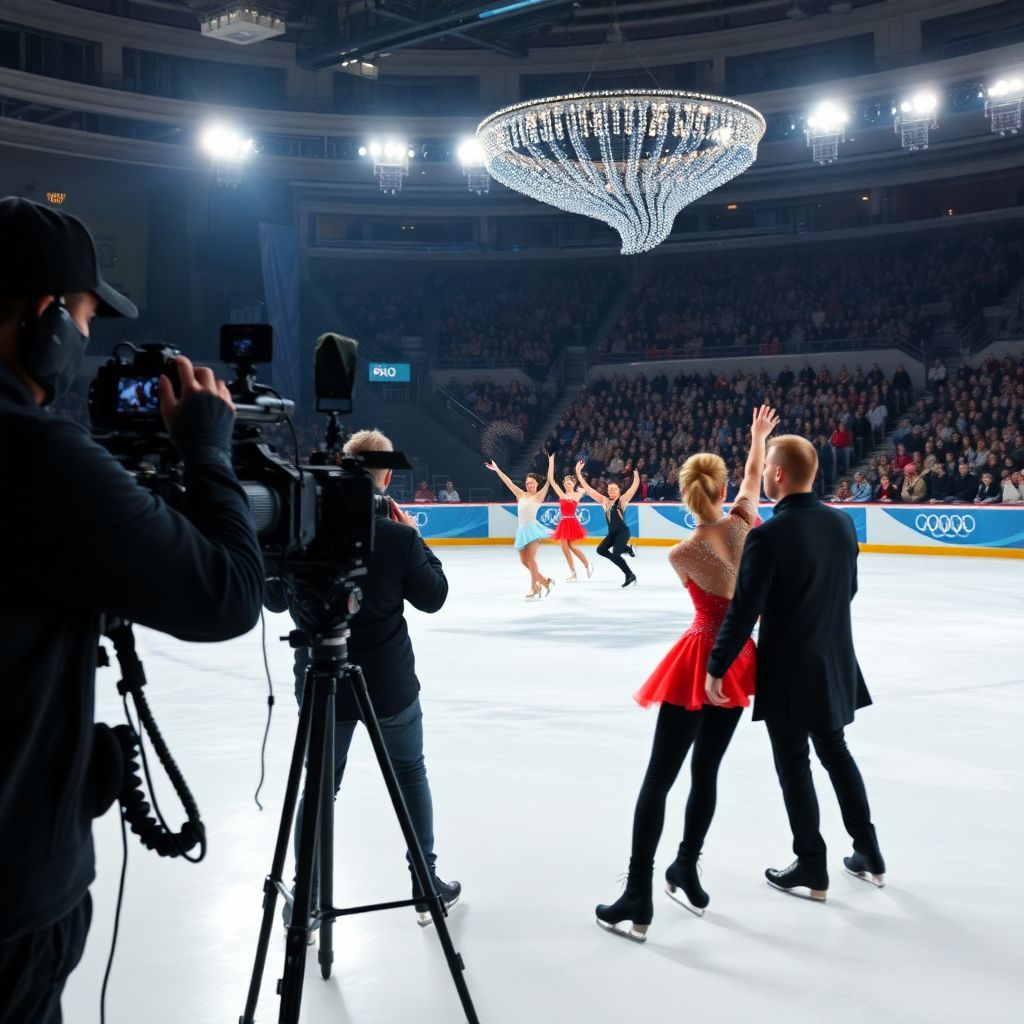 Фото со съемок шестого выпуска Ледниковый период: неожиданные образы фигуристок