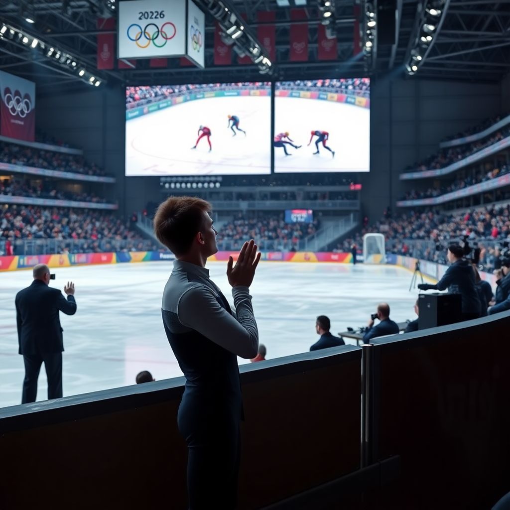 Русский шорт-трекист в Милане: «молитва» к судьям обернулась дисквалификацией